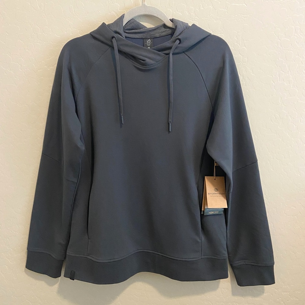 Stormtech Women's Medium Meta Hoody H2X DRY Gray Pullover Hoodie NWT - Picture 2 of 16